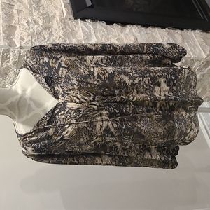 NWOT Guillaume animal print blouse